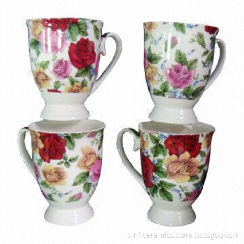 12oz New Bone China/Ceramic Mugs, Available in Various Colors